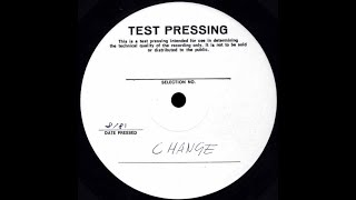 Change  Test pressing  81 restructure audio from vinyl [upl. by Amir]