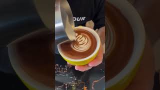 baristavlog baristalatteart latteart barista lateart freepour viral fyp [upl. by Entroc]