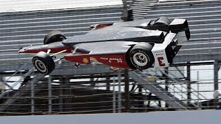 2015 Helio Castroneves flip  Indianapolis [upl. by Shela589]