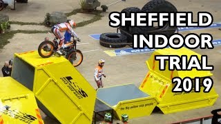 Sheffield Indoor Motorbike Trial 2019  BEST BITS [upl. by Penney194]