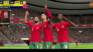 Portugal vs Serbia football match 32 [upl. by Anayra]