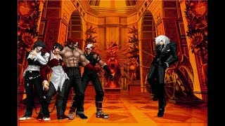 KOF Mugen Keyser Team VS Black Kulou Request Match [upl. by Idnod]