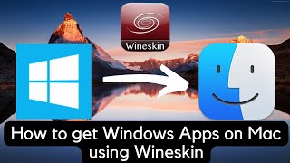 Run Windows 32amp64bit apps with Wine on macOS CatalinaBig Sur [upl. by Aneela]