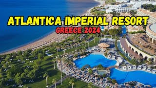 Hotel Atlantica Imperial Resort  Hotel Tour 2024 Rhodes Greece [upl. by Lion]