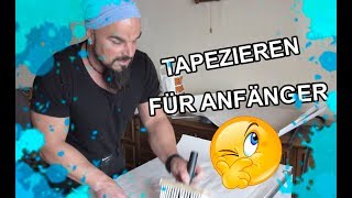 Raufaser tapezieren für Anfänger [upl. by Tamma280]