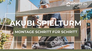 Montage Spielturm Frieda  Akubi  Schritt für Schritt [upl. by Kehr588]