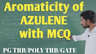 Aromaticity of Azulene in tamil  TRBNETSETNEETJEEGATEIITJAM  SANTHOSHCHEMISTRY [upl. by Aylmar]