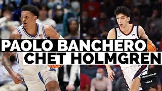 Chet Holmgren vs Paolo Banchero  Duke vs Gonzaga 11262021 basketball [upl. by Milburn]