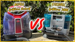 Cecotec CARPETCLEAN 3000 🔴VS🔴 Bisell SPOTCLEAN PROHEAT  ¿CUÁL COMPRAR [upl. by Pitchford]