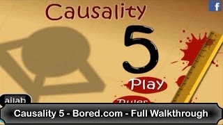 Causality 5  Boredcom  Full Walkthrough [upl. by Cirdor]