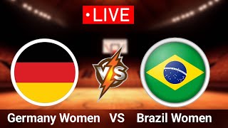 🔴Germany Women VS Brazil Women Match Live Score  Olympic Womens Basketball Qualifying Match Live [upl. by Cheadle527]