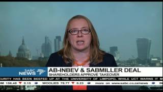 SABMiller shareholders approved the AB InBev takeover Catherine Drew [upl. by Atteinotna131]