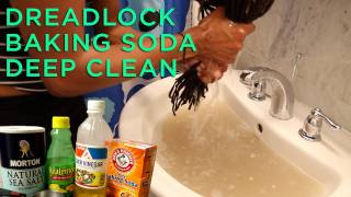 Dreadlocks Baking Soda Deep Clean TutorialReview [upl. by Anivid]