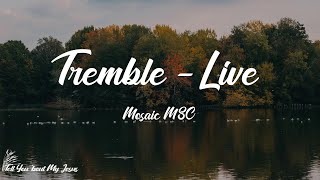 Mosaic MSC  Tremble  Live Lyrics  Jesus Jesus You make the darkness tremble [upl. by Aneerahs723]