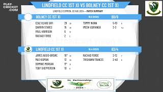 Lindfield CC 1st XI v Bolney CC 1st XI [upl. by Getraer988]