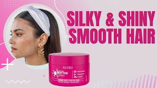 SILKY SMOOTH SHINY HAIR NUTREE PROFESSIONAL BOTTOX EXPERT HAIR MASK 😱💇🏽 [upl. by Yolanda]