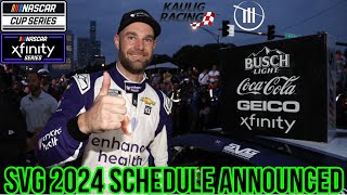 BREAKING NEWS Shane van Gisbergen 2024 NASCAR schedule announced full time Xfinity part time Cup [upl. by Ellenyl]