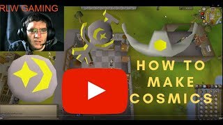 HOW TO CRAFT COSMIC RUNES OSRS [upl. by Olra]