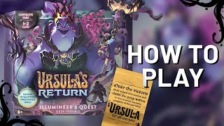 HOW TO PLAY Illumineers Quest Deep Trouble  Disney Lorcana Ursulas Return [upl. by Aleina]