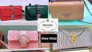 BICESTER VILLAGE DESIGNER OUTLET  SHOP PRADA MIU MIU  OUTLET PRICE 🛍 [upl. by Sokim]