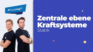 Zentrale ebene Kraftsysteme  Einführung Technische Mechanik StudyHelp [upl. by Yanehs]