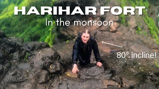 Foreigner attempts the scariest trek in Maharashtra  What I wish I knew before starting the trek [upl. by Akinal]