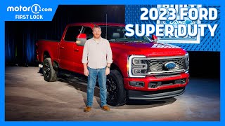 2023 Ford Super Duty First Look Debut [upl. by Ruperta]