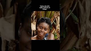 Coiffure africaine cheveux naturels nappy tresseafricaine femme camerounaise short abonnetoi [upl. by Tabbitha]