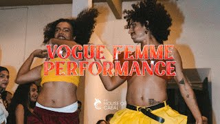 VOGUE FEMME PERFORMANCE amp ROLLCALL EQUIPE TÉCNICA  Vogue Night in Sobral City [upl. by Anigriv]