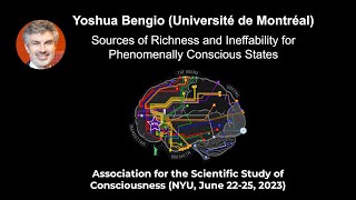 Yoshua Bengio Sources of Richness and Ineffability for Phenomenally Conscious States  ASSC26 [upl. by Sucram]