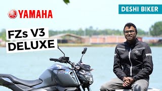 Yamaha FZS V3 Deluxe Whats New Price in BD [upl. by Hurlbut]