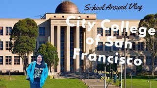 Katelyn Vlog  Around My School  City College Of San Francisco  Ocean Campus CCSF [upl. by Aidua]