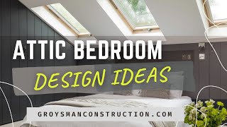 Attic Bedroom Design Ideas  Home Remodeling San Diego [upl. by Aserat511]