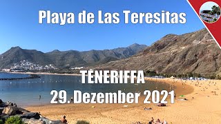 Playa de las Teresitas Teneriffa Dez 2021 – Reisetipp zum TraumStrand in San Andrés Ein Paradies [upl. by Dolloff]