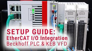 Startup Guide KEB EtherCAT IO and Beckhoff PLC using TwinCAT software [upl. by Kristen]