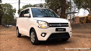 Maruti Suzuki WagonR ZXI AGS 2019  Reallife review [upl. by Ahaelam]