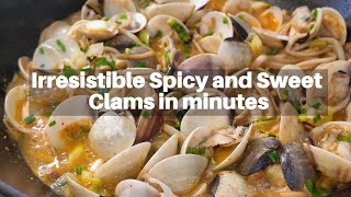 Irresistible Spicy and Sweet Clams in minutes Explore scrumptious recipe [upl. by Frodina]