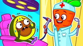 No consultório do Dentista 🦷 Anjo vs Demônio  Aprenda Hábitos Saudáveis com Pit amp Penny 🥑 [upl. by Latsyc]