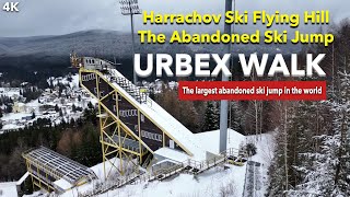 🚶🏻‍♀️WALKING I THE ABANDONED SKI JUMP in HARRACHOV I 🇨🇿 CZECH REPUBLIC I 4K [upl. by Anilehcim25]