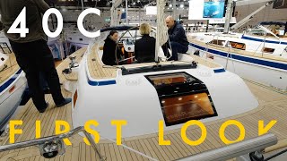 HALLBERG RASSY 40C  Boat Tour Premiere at BOOT DÜSSELDORF 2020 [upl. by Montano]