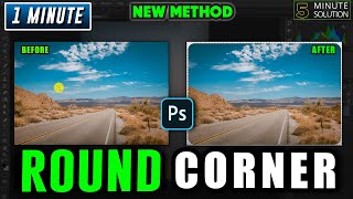 How to round corners in photoshop 2024 [upl. by Robi156]