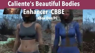 Fallout 4 Xbox OnePC ModsCalientes Beautiful Bodies Enhancer CBBE [upl. by Soo]