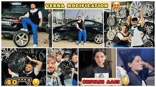 Verna Modification 🖤😍 Tyre Pwa Te Tyre👌🏽 Shivani Aagi Ehne Ta Surprise Deta😍😂  Ankush Thakur [upl. by Rehtse880]