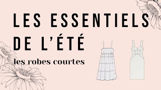 Coudre des robes courtes pour lété  une technique de fronces inratable couture summervibes [upl. by Northington]