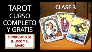 APRENDER A LEER EL TAROT RIDER WAITE O MARSELLA SIGNIFICADO DE ARCANOS MAYORES EL LOCO Y EL MAGO [upl. by Juta171]