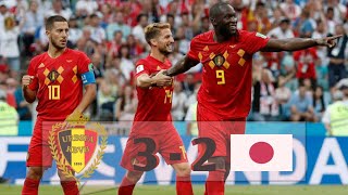 Belgium vs Japan World Cup 2018 highlights moment [upl. by Aitas]