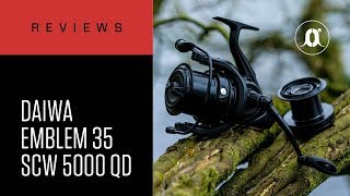 CARPologyTV  Daiwa Emblem 35 SCW 5000C QD Reels Review [upl. by Ellecrad]