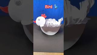 Easy Bird Craft New Creative Craft idea for kids birds trending diy youtube art craft shorts [upl. by Costanza]