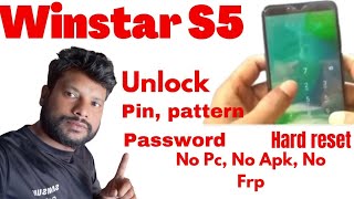 winstar mobile phone hard reset and pattern and password unlockwinstar s 5 hard reset [upl. by Jakob]