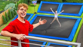 ZROBIŁEM WIELKI PARK TRAMPOLIN W DOMU [upl. by Ellenoj895]